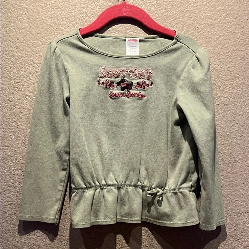 Gymboree Girl’s “Girl Detective” Scottie’s Secret Service Top Size 4